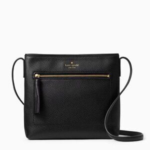 Kate Spade Chester Street Dessi Crossbody Bag - Black Pebbled Leather